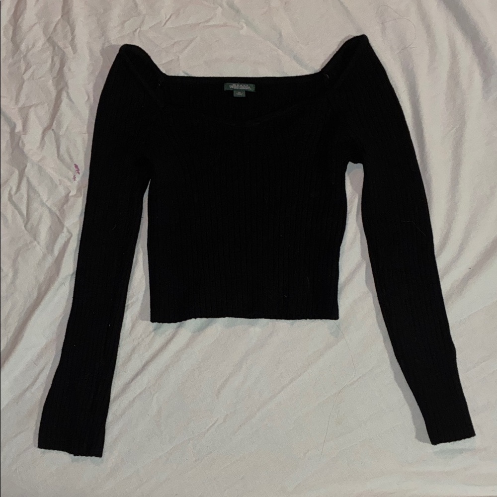 Elegant Black Women's Sweater